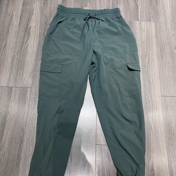 Old navy green active athletic joggers medium - Picture 3 of 4